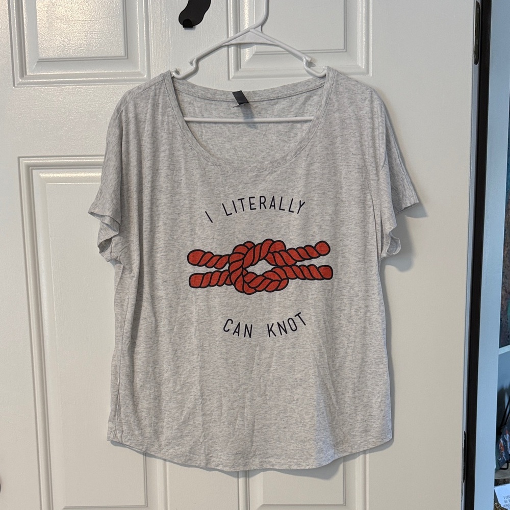 I Literally Can Knot Tshirt L
